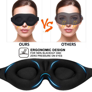 Deenee's Sleep Mask for Women and Men Eye Mask for Sleeping Blindfold Travel Accessories